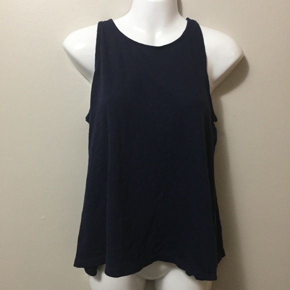 Old Navy Tops - Medium Blue Tie Back Tank Top